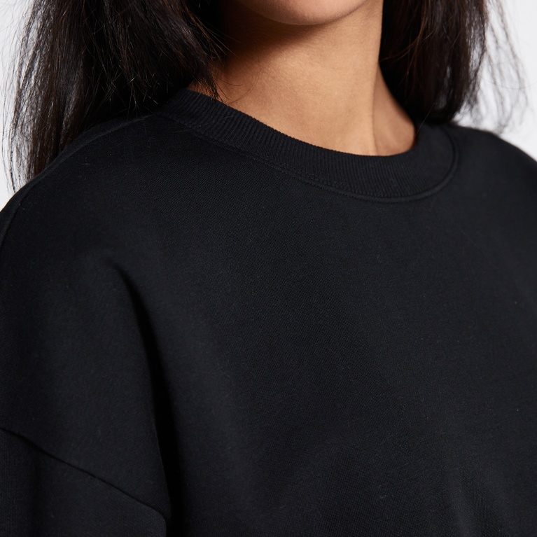 Basic sweatshirt "New Crew" Black